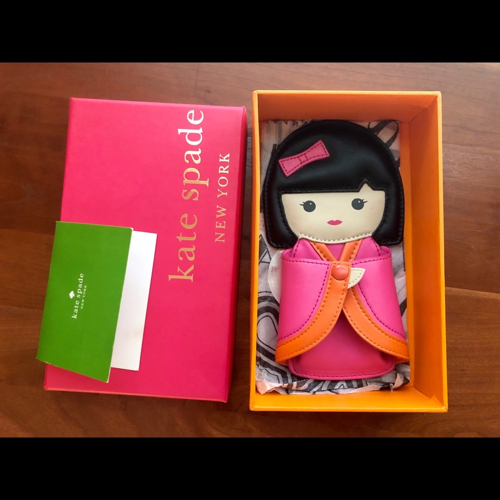 Kate Spade hello Tokyo Japan doll coin purse